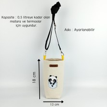 Woodycord 0,5 Litrelik Matara Kılıfı Su Şişesi Taşıma Çantası Water Bottle Bag