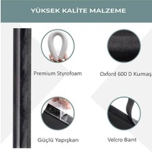 Mc.Pierobaby Kapı Altı Rüzgar Önleyici Isı Yalıtım Süngeri Eşik Altlığı Stoper Rüzgarlık Toz Soğuk 2ADET Gri
