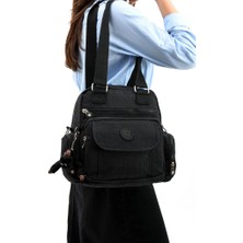 Omuz Çantası Çapraz Uzun Askılı Çok Cepli 30*25 cm Yağmur Geçirmez Içi Astarlı Klinkır Kumaş