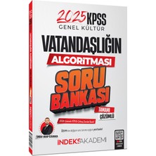 İndeks Akademi Yayıncılık 2025 KPSS Vatandaşlık Vatandaşlığın Algoritması Soru Bankası Çözümlü