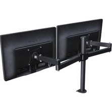 Kenly LCD Monıtör 2li LED Tv Full Hareketli Çelik Masa Tutucu