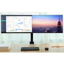 Kenly LCD Monıtör 2li LED Tv Full Hareketli Çelik Masa Tutucu