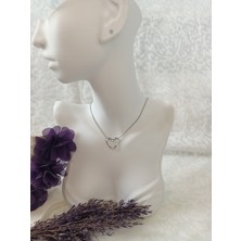 Lilly And Molly Jewelry Düğümlü Kalp Çelik Kolye