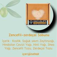 Unicuslife 2x 100 gr  Saf Doğal Zencefil-Zerdeçal Sabunu, Soğuk Işlem, El Yapımı