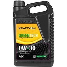 Kraftvoll Motor Yagı Dızel Dpf Partıkul 0W30 Tam Sentetık C3 Sn 4Lt.