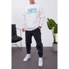 Nomarc Hustle Beyaz Sweatshirt