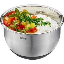 Gefu 12 cm Paslanmaz Çelik Salata Kasesi Kapaklı