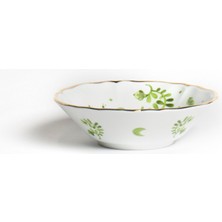 Bitossi Home Fabula Floral Porselen Kase 15,5 cm Yeşil