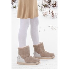 Kiko Kids Jessy Fermuarlı Kız Çocuk Bot Bej
