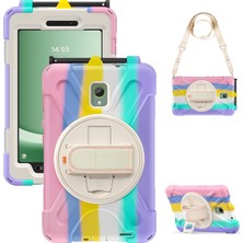 Seashell Digital Samsung Galaxy Tab Aktif 3 T570 TAB Active5 X306B Pc Omuz Askılı Silikon Koruyucu Tablet Kılıfı (Yurt Dışından)