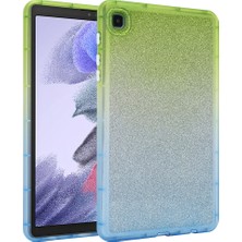 Seashell Digital Samsung Galaxy Tab A7 Lite 8.7 Inç T225 T220 Degrade Glitter Tpu Koruyucu Tablet Kılıfı (Yurt Dışından)