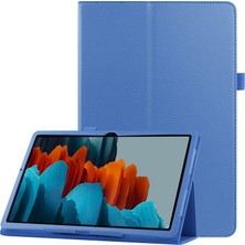 Seashell Digital Litchi Deri Deri Standlı Samsung Galaxy Tab S7 T870 T875 S8 Tablet Kılıfı (Yurt Dışından)