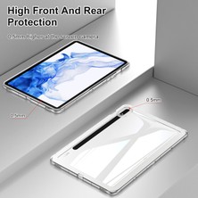 Seashell Digital Samsung Galaxy Tab S7 T870 TAB S8 X700 Şeffaf Tpu Koruyucu Tablet Kılıfı (Yurt Dışından)