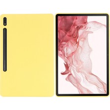 Seashell Digital Samsung Galaxy Tab S8 tab S7 Sıvı Silikon Yumuşak Mikrofiber Astar Çizilmez Tablet Kılıfı (Yurt Dışından)