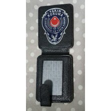 Aldatmaz Yakın Koruma Rozetli Cüzdanı,+1rozet Satınal-Sıvıle Satılmaz-Sadece,yakın Koruma Kımlık Kartlı Personel Alabilir