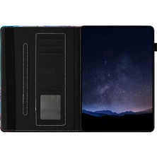 Seashell Digital Samsung Galaxy Tab A7 10.4 (2020) T500 Folio Standı Pu Deri Mermer Kalem Tutucu Tablet Kılıfı (Yurt Dışından)