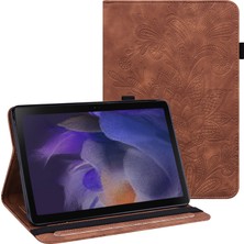 Seashell Digital Samsung Galaxy Tab A8 10.5 2021 Şık Baskı Çiçek Otomatik Uyandırma uyku Standı Kart Tutucu Deri Tablet Kılıfı (Yurt Dışından)