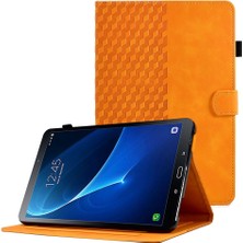 Seashell Digital Samsung Galaxy Tab A 10.1 (T580 T585) Otomatik Uyandırma uyku Anti Düşme Kart Yuvaları standı Deri Tablet Kılıfı (Yurt Dışından)