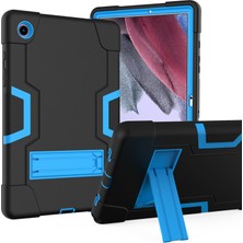 Seashell Digital Samsung Galaxy Tab A8 10.5 (2021 2022) Koruyucu Silikon Pc Hibrit Kickstand Tablet Kılıfı (Yurt Dışından)