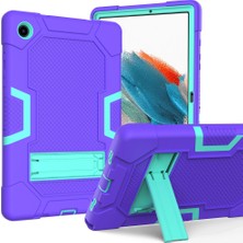 Seashell Digital Samsung Galaxy Tab A8 10.5 (2021 2022) Kontrast Pc Silikon Kick Stand Koruyucu nane Tablet Kılıfı (Yurt Dışından)