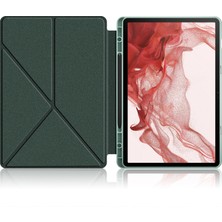 Seashell Digital Samsung Galaxy Tab S9 SM X810 (Wi Fi) SM X816B (5g Global) SM X818U (5g Us) Pu Deri Akıllı Origami Standlı Tablet Kılıfı (Yurt Dışından)