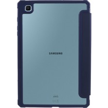 Seashell Digital Samsung Galaxy Tab S6 Lite (2024 2022 (2020) Pu Deri Üç Katlı Stand Şeffaf Arka Tablet Kılıfı (Yurt Dışından)