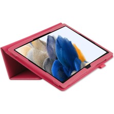 Seashell Digital Samsung Galaxy Tab A8 10.5 (2021 2022) Litchi Doku Otomatik Uyandırma uyku Pu Deri Koruyucu Tablet Kılıfı (Yurt Dışından)