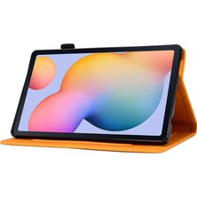 Seashell Digital Samsung Galaxy Tab S6 Lite (2024 2022 (2020) P610 Standlı Deri Haki Tablet Kılıfı (Yurt Dışından)