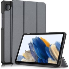 Seashell Digital Samsung Galaxy Tab A9 X115 Pu Deri Üç Katlı Stand Tablet Kılıfı (Yurt Dışından)