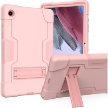 Seashell Digital Samsung Galaxy Tab A8 10.5 (2021 2022) Koruyucu Silikon Pc Hibrit Kickstand Tablet Kılıfı (Yurt Dışından)