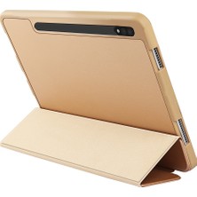 Seashell Digital Samsung Galaxy Tab S8 360 Derece Koruma Standlı kalem Yuvası Desteği Otomatik Uyandırma uyku Tablet Kılıfı (Yurt Dışından)