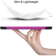 Seashell Digital Tam Koruma Kararlı Üç Katlı Stand Standı Deri Samsung Galaxy Tab S7 Fe SM T730 SM T736 Tablet Kılıfı (Yurt Dışından)