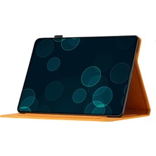 Seashell Digital Samsung Galaxy Tab A7 Lite 8.7 Inç T220 T225 Deri Standı Kart Tutucu Baskılı Tablet Kılıfı (Yurt Dışından)