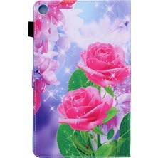 Seashell Digital Desen Baskı Kart Tutucu Samsung Galaxy Tab A8 10.5 (2021) SM X200 X205 A8 10.5 (2022) ROSE Tablet Kılıfı (Yurt Dışından)