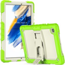 Seashell Digital Samsung Galaxy Tab A8 10.5 (2021 2022) Kickstand Kalınlaştırılmış Pc Silikon Düşmeye Dayanıklı Omuz Askılı Tablet Kılıfı (Yurt Dışından)