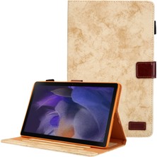 Seashell Digital Kumaş Doku Standı Pu Deri Samsung Galaxy Tab A8 10.5 (2021) SM X200 X205 A8 10.5 (2022) Tablet Kılıfı (Yurt Dışından)