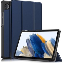 Seashell Digital Samsung Galaxy Tab A9 X115 Pu Deri Üç Katlı Stand Tablet Kılıfı (Yurt Dışından)