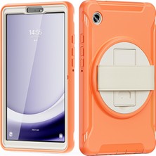 Seashell Digital Samsung Galaxy Tab A9 Sağlam El Kayışı Mercan Tablet Kılıfı (Yurt Dışından)