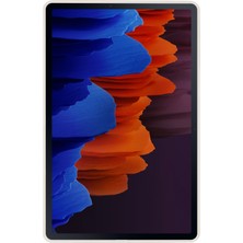 Seashell Digital Samsung Galaxy Tab S8 tab S7 Fe tab S7 Cilt Dostu Dokunmatik Yumuşak Tpu Bej Tablet Kılıfı (Yurt Dışından)