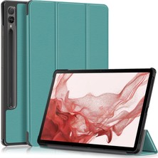 Seashell Digital Samsung Galaxy Tab S9 Pu Deri Üç Katlı Stand Otomatik Uyandırma uyku Akıllı Tablet Kılıfı (Yurt Dışından)