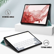 Seashell Digital Samsung Galaxy Tab S9 Pu Deri Üç Katlı Stand Otomatik Uyandırma uyku Akıllı Tablet Kılıfı (Yurt Dışından)