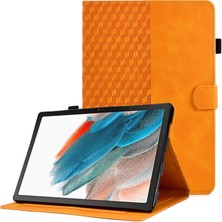 Seashell Digital Samsung Galaxy Tab A8 10.5 Koruyucu Dikiş Baskılı Düşme Önleyici Otomatik Uyandırma uyku Kart Yuvaları stand Haki Tablet Kılıfı (Yurt Dışından)