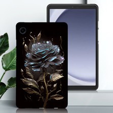 Seashell Digital Samsung Galaxy Tab A9 Tpu Desen Baskı İnce Koruyucu Tablet Kılıfı (Yurt Dışından)