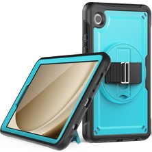 Seashell Digital Samsung Galaxy Tab A9 (SM X110 SM X115) Koruyucu El Kayışı Tablet Kılıfı (Yurt Dışından)