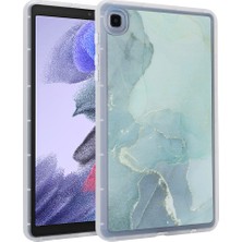 Seashell Digital Samsung Galaxy Tab A7 Lite 8.7 Inç T220 T225 Mermer Desen Baskı Tpu Yumuşak Cilt Koruyucu Tablet Kılıfı (Yurt Dışından)