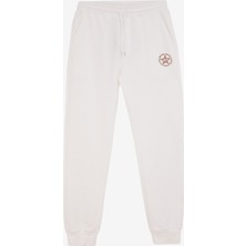 Jeep Lastikli Bel Standart Ekru Erkek Eşofman Altı J4WM-EA7221