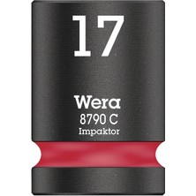 05004574001 8790 C Impaktor Lokma Anahtarı 1/2", Kırmızı, 17.0 mm