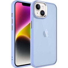 noktaks - Apple iPhone 14 - Kılıf Buzlu Sert PC May Kapak - Lila - T25160