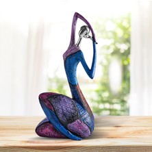 Mimgo Thuis Bürosu için Modern Soyut Standbeeldje Figürü 13 cmX10 cmX27 cm Heykel (Yurt Dışından)