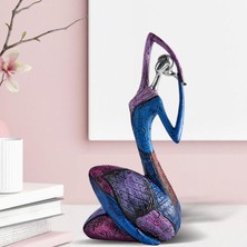 Mimgo Thuis Bürosu için Modern Soyut Standbeeldje Figürü 13 cmX10 cmX27 cm Heykel (Yurt Dışından)